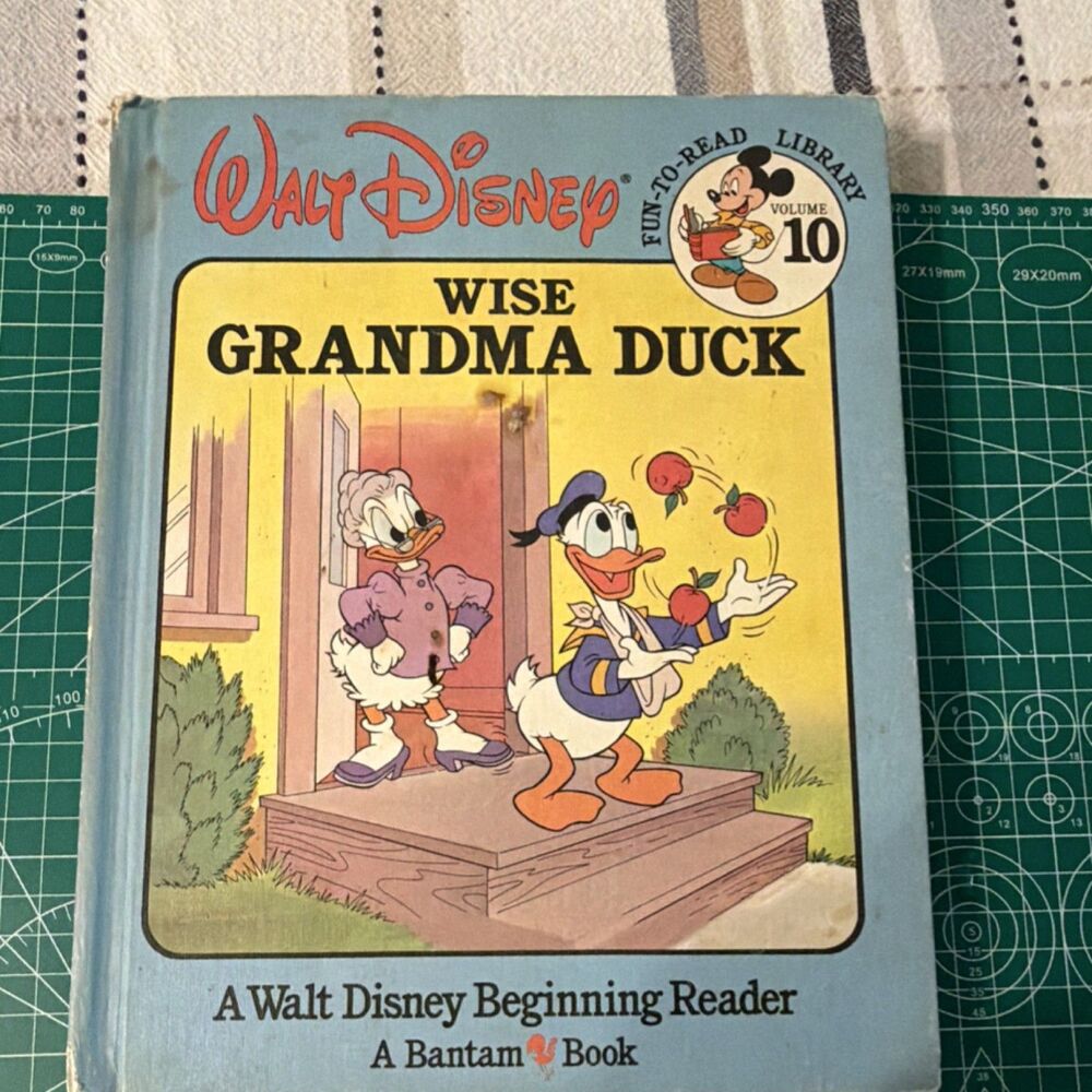 Disney Wise Grandma Duck & Donald Duck Fun-To-Read Library Vol 10 1980